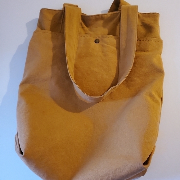 ALTERNATIVE Apperal Oversize Brown Tote Bag (similar to Carhartt style) - Picture 5 of 11